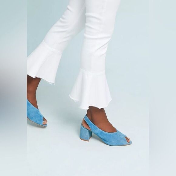 MOTHER Cha Cha Fray Jeans in Glass Slipper White- Size 26 - Picture 2 of 10